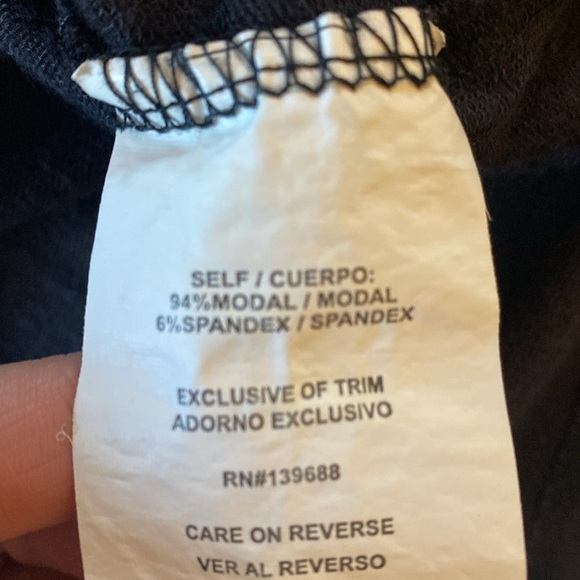 Altar’d State Floral Embroidered Black Blouse/ Size Medium - Picture 7 of 8